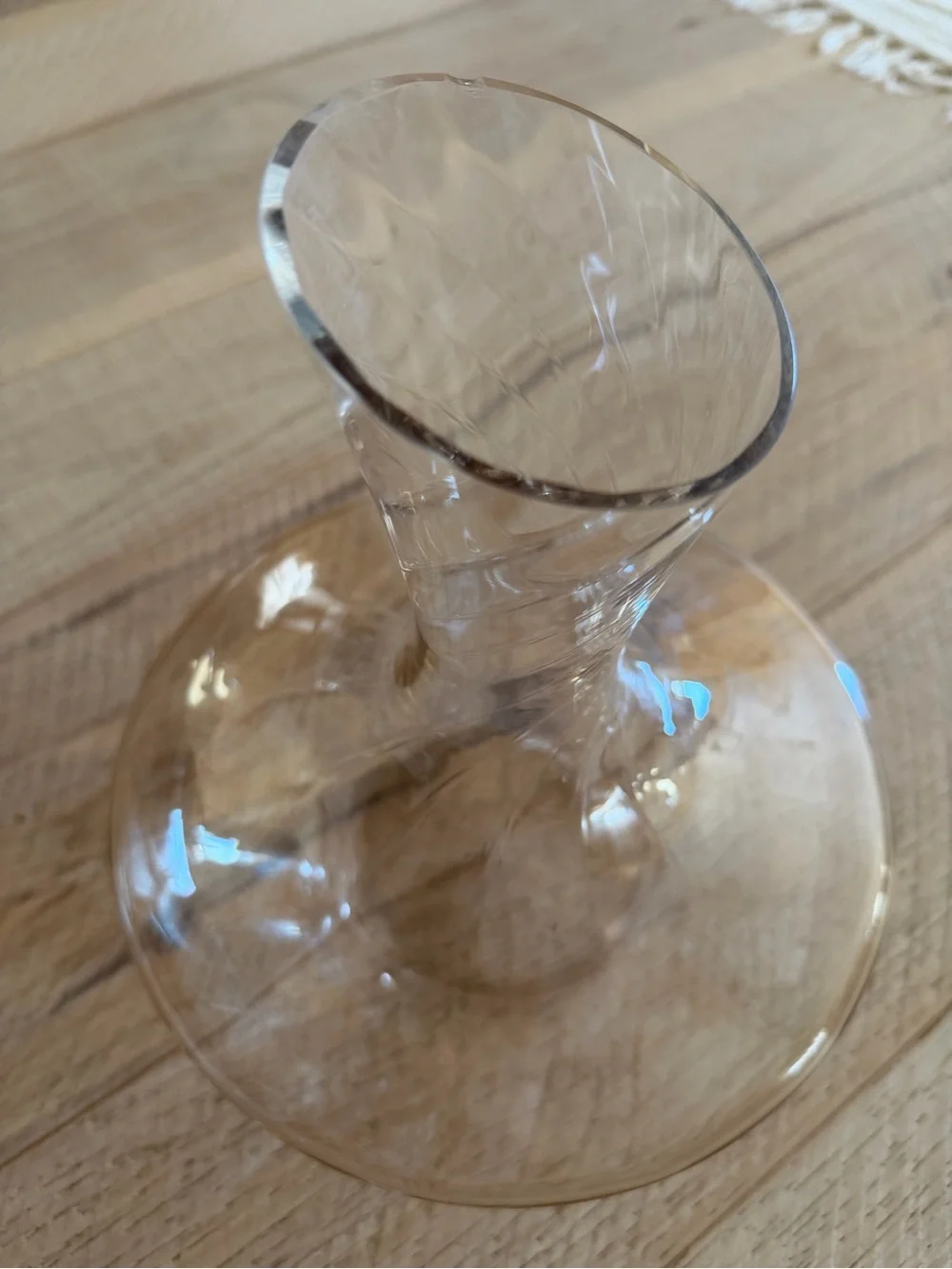 Smoked Glass Wine Decanter - Elegant Home Accent
